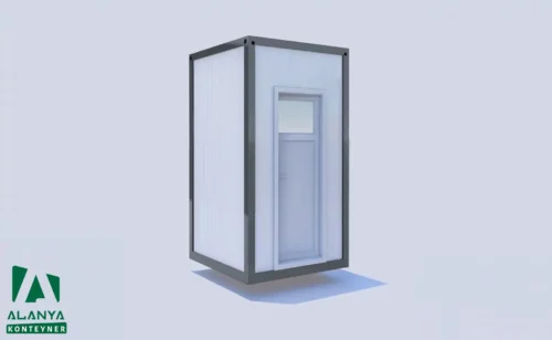 K-1 Tekli Wc-Duş Konteyner - Alanya Konteyner